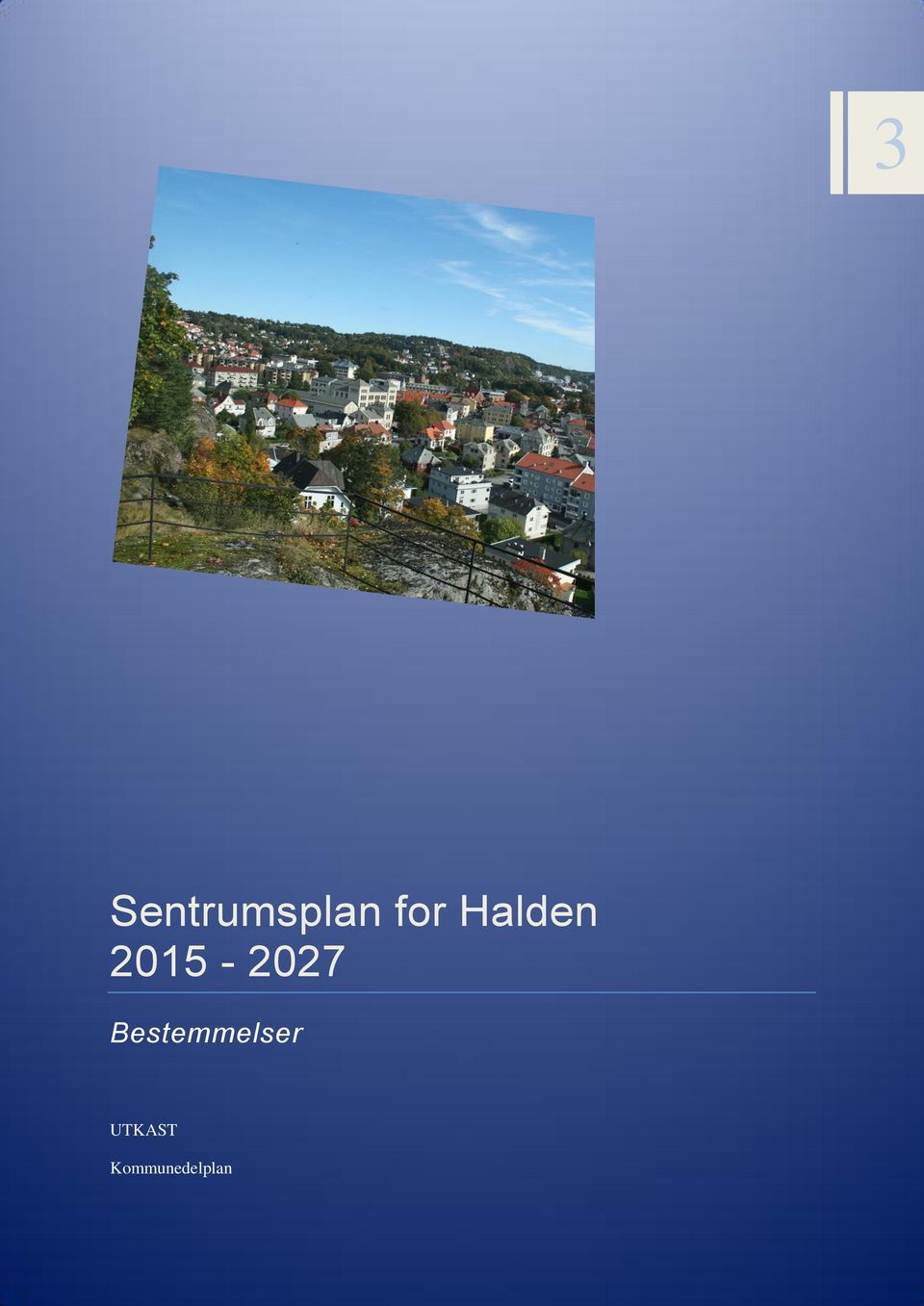 Sentrumsplan for Halden