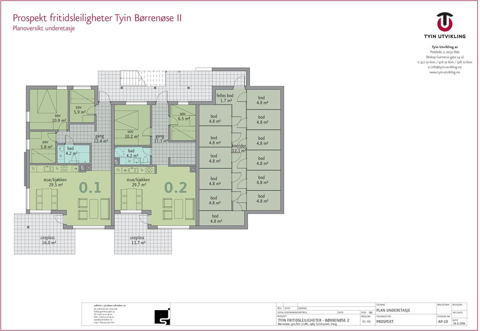 7 m² korridor 12.1 m² uteplass uteplass 16.0 m² 13.