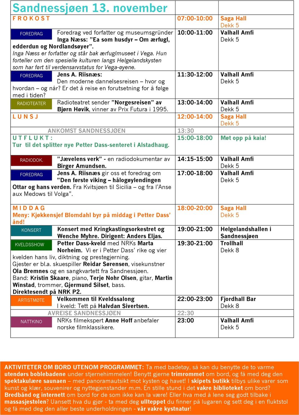 Er det å reise en forutsetning for å følge med i tiden? RADIOTEATER Radioteatret sender Norgesreisen av Bjørn Høvik, vinner av Prix Futura i 1995.