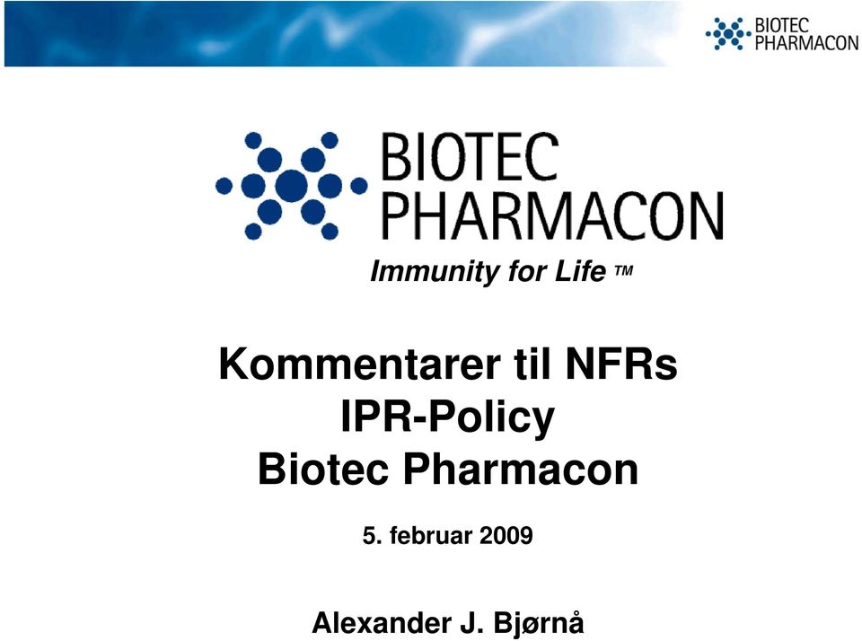 IPR-Policy Biotec
