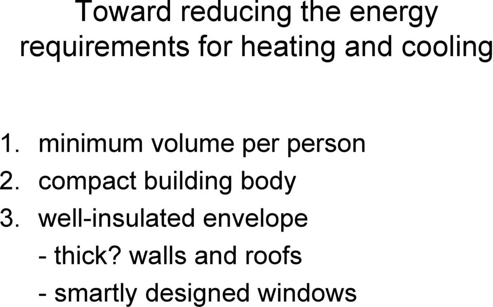 minimum volume per person 2.