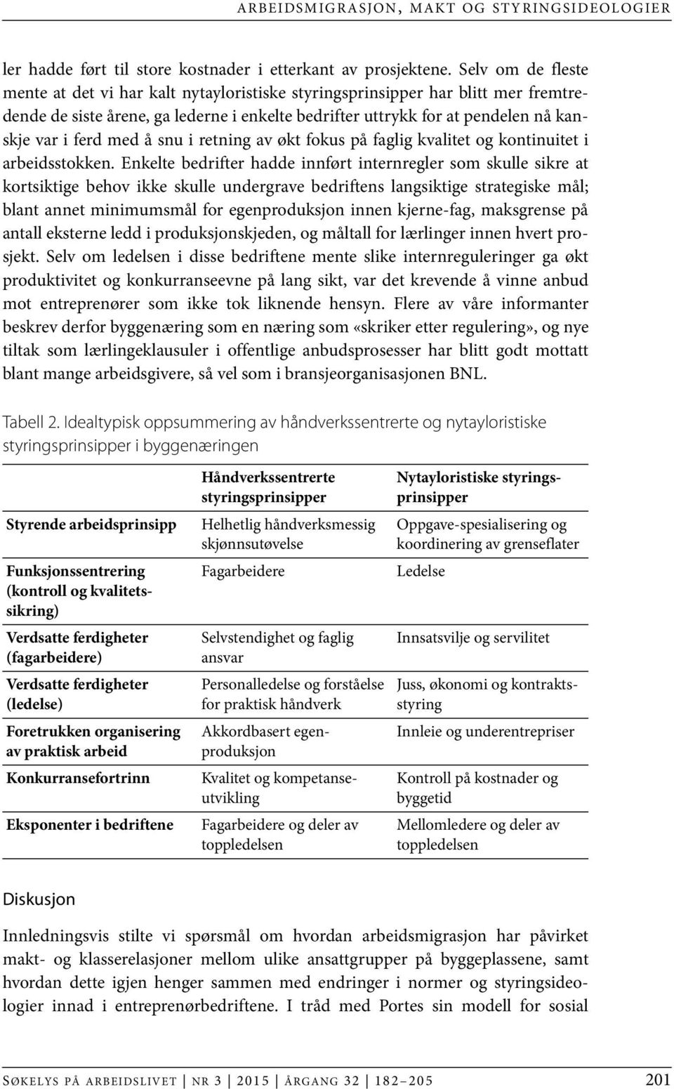 med å snu i retning av økt fokus på faglig kvalitet og kontinuitet i arbeidsstokken.