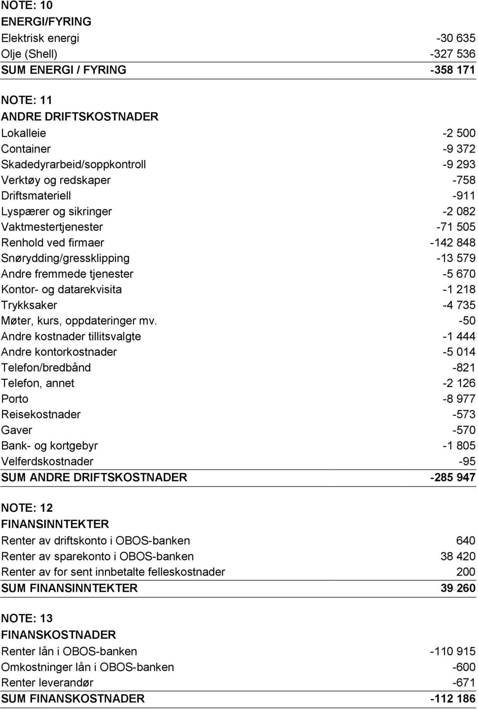 Kontor- og datarekvisita -1 218 Trykksaker -4 735 Møter, kurs, oppdateringer mv.