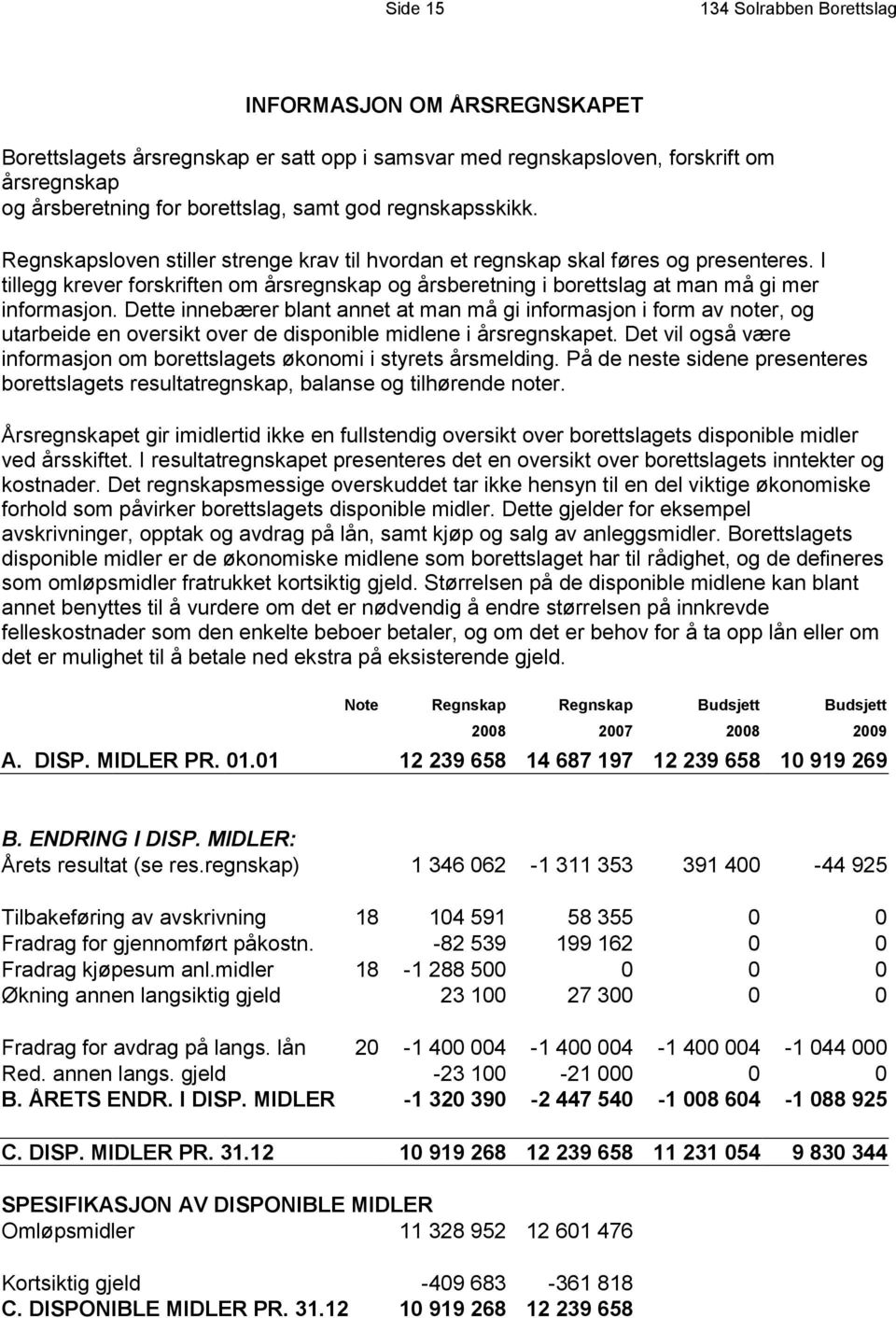 I tillegg krever forskriften om årsregnskap og årsberetning i borettslag at man må gi mer informasjon.