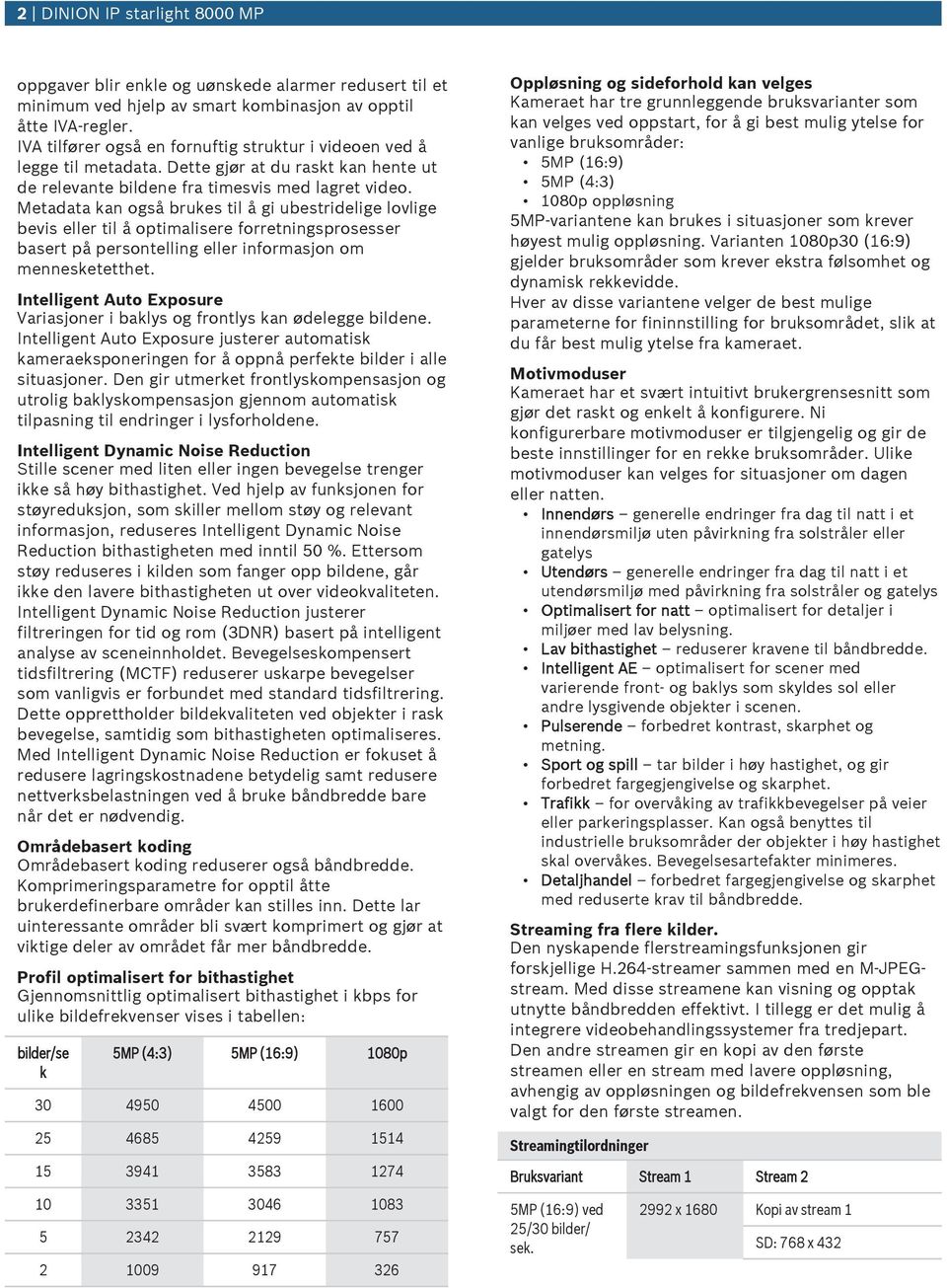 Metadata kan også brukes til å gi ubestridelige lovlige bevis eller til å optimalisere forretningsprosesser basert på persontelling eller informasjon om mennesketetthet.