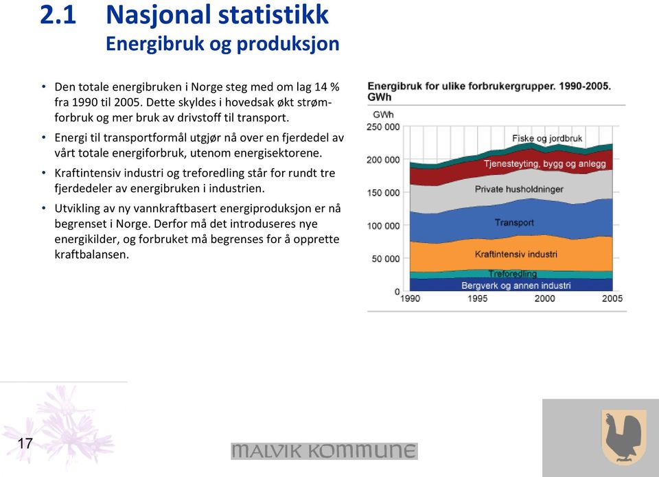 Energi til transportformål utgjør nå over en fjerdedel av vårt totale energiforbruk, utenom energisektorene.