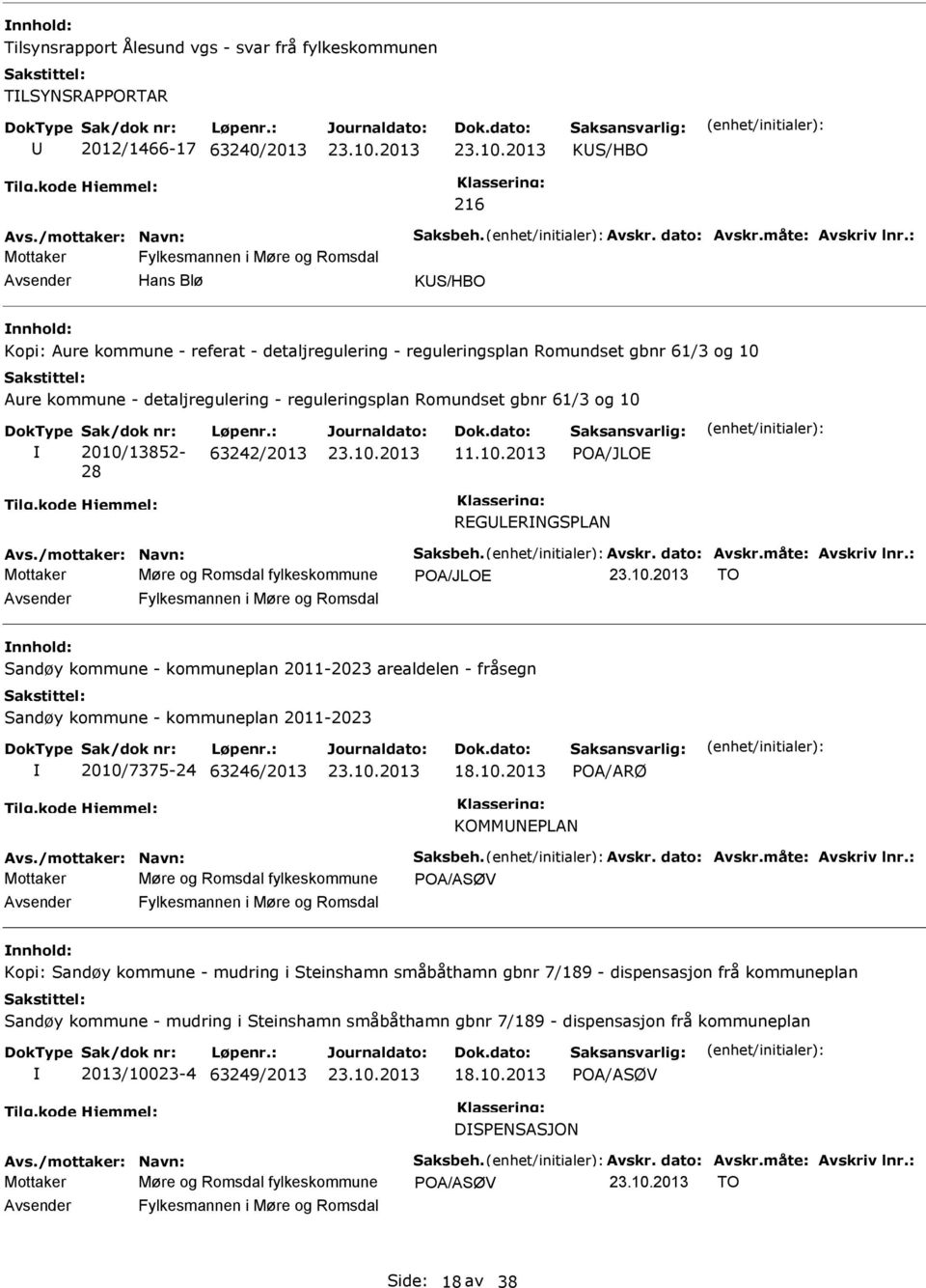 Aure kommune - detaljregulering - reguleringsplan Romundset gbnr 61/3 og 10 