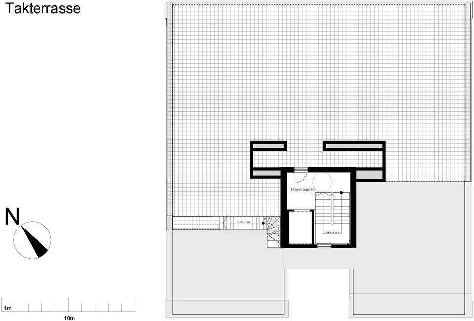 Hovedtrapperom 5,7 m² 5 9 x 183 = 1