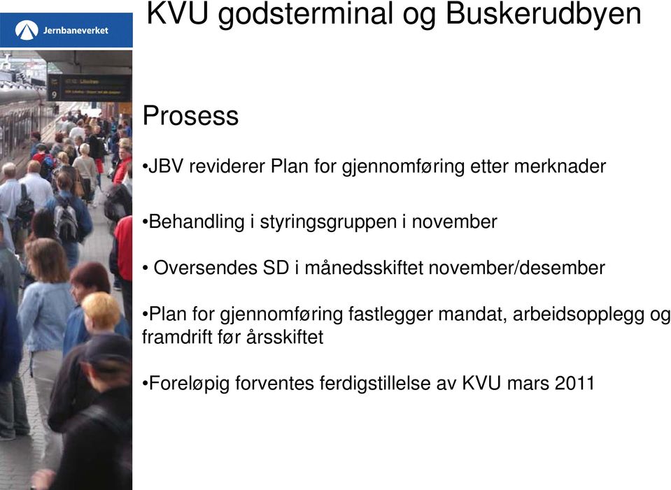 månedsskiftet november/desember Plan for gjennomføring fastlegger mandat,