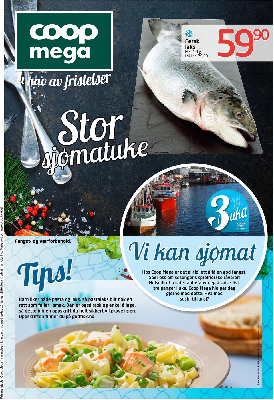 Den er også rask og enkel å lage, så dette blir en oppskrift du helt sikkert vil prøve igjen. Oppskriften finner du på godfisk.