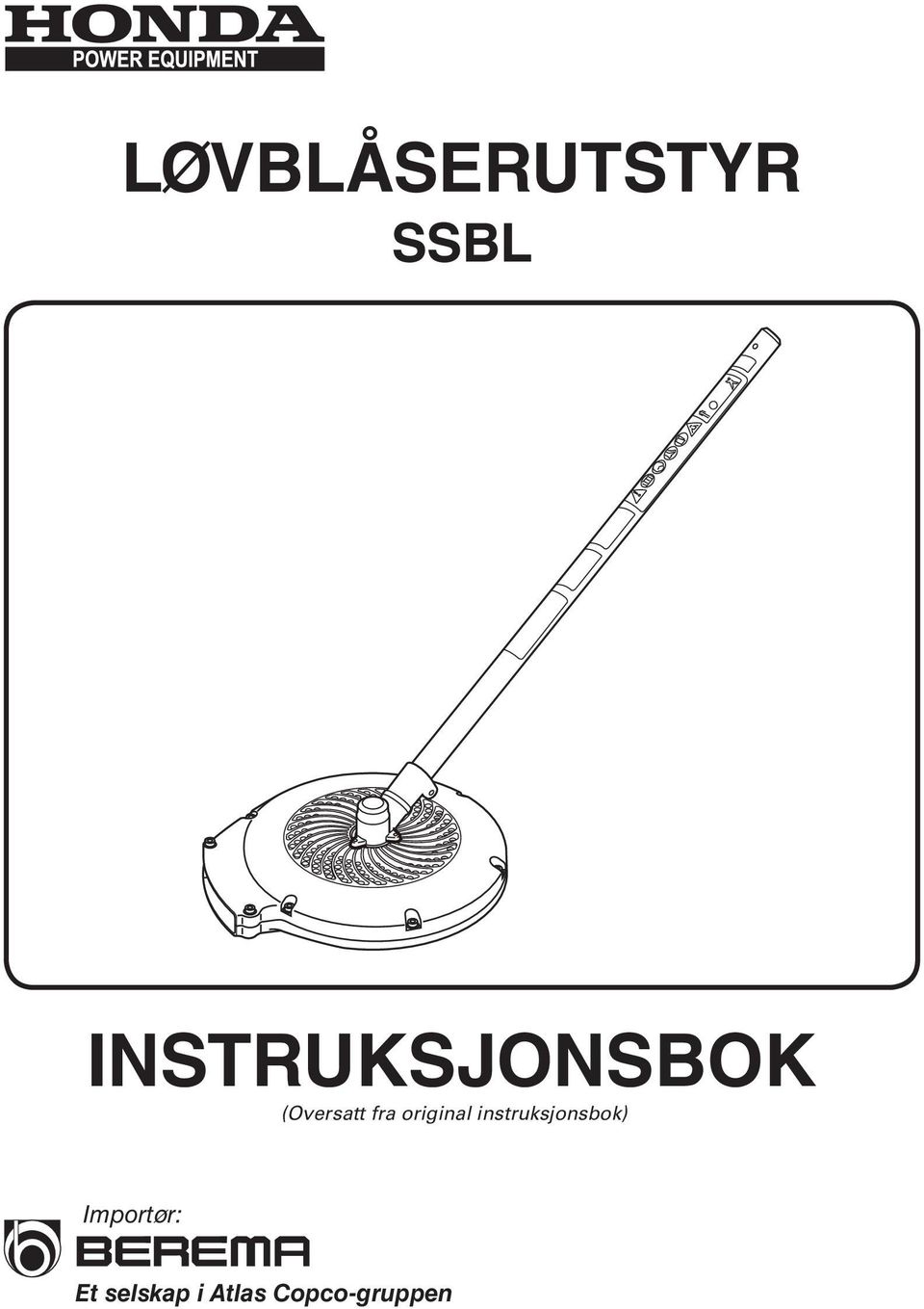 original instruksjonsbok)