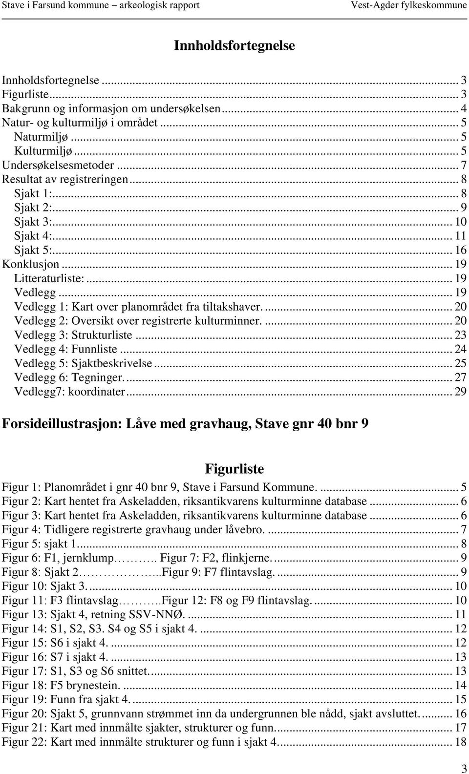 .. 19 Vedlegg 1: Kart over planområdet fra tiltakshaver.... 20 Vedlegg 2: Oversikt over registrerte kulturminner.... 20 Vedlegg 3: Strukturliste... 23 Vedlegg 4: Funnliste.