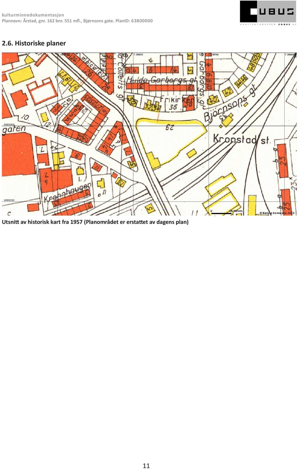 fra 1957 (Planområdet er