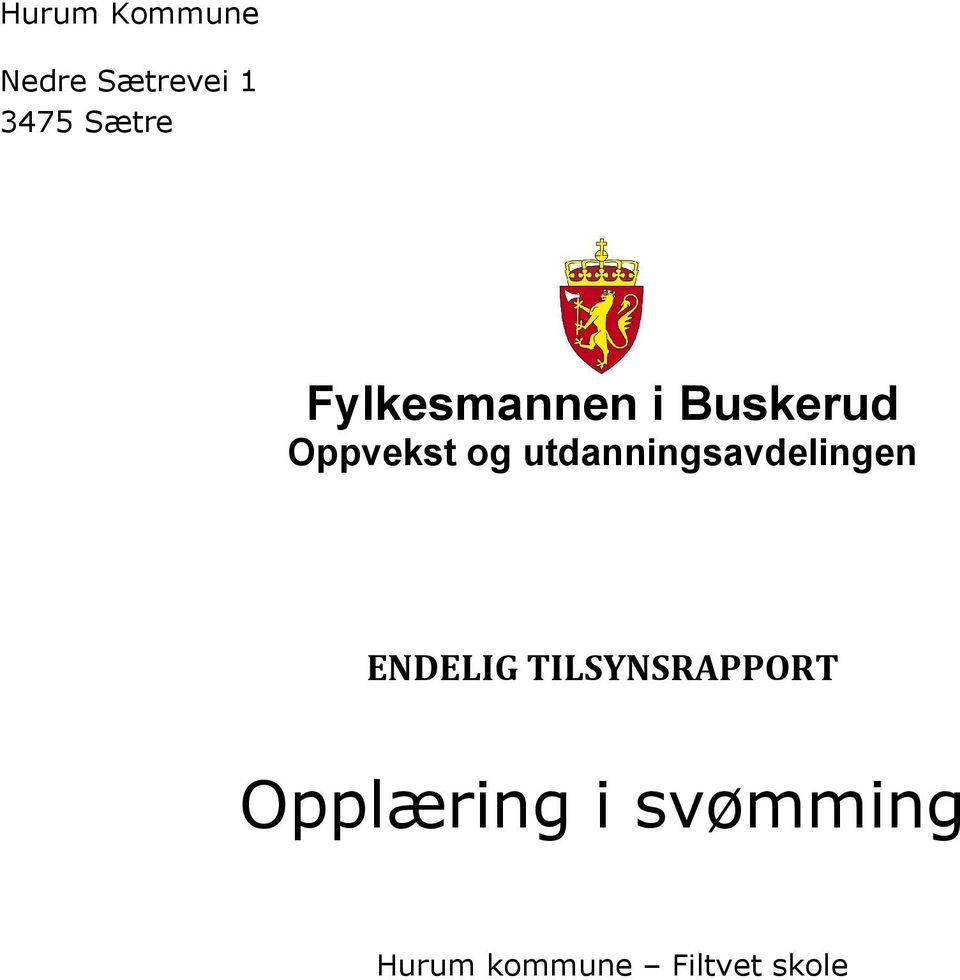 utdanningsavdelingen ENDELIG