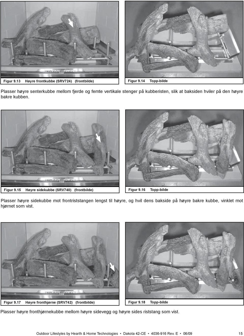15 Høyre sidekubbe (SRV740) (frontbilde) Figur 9.