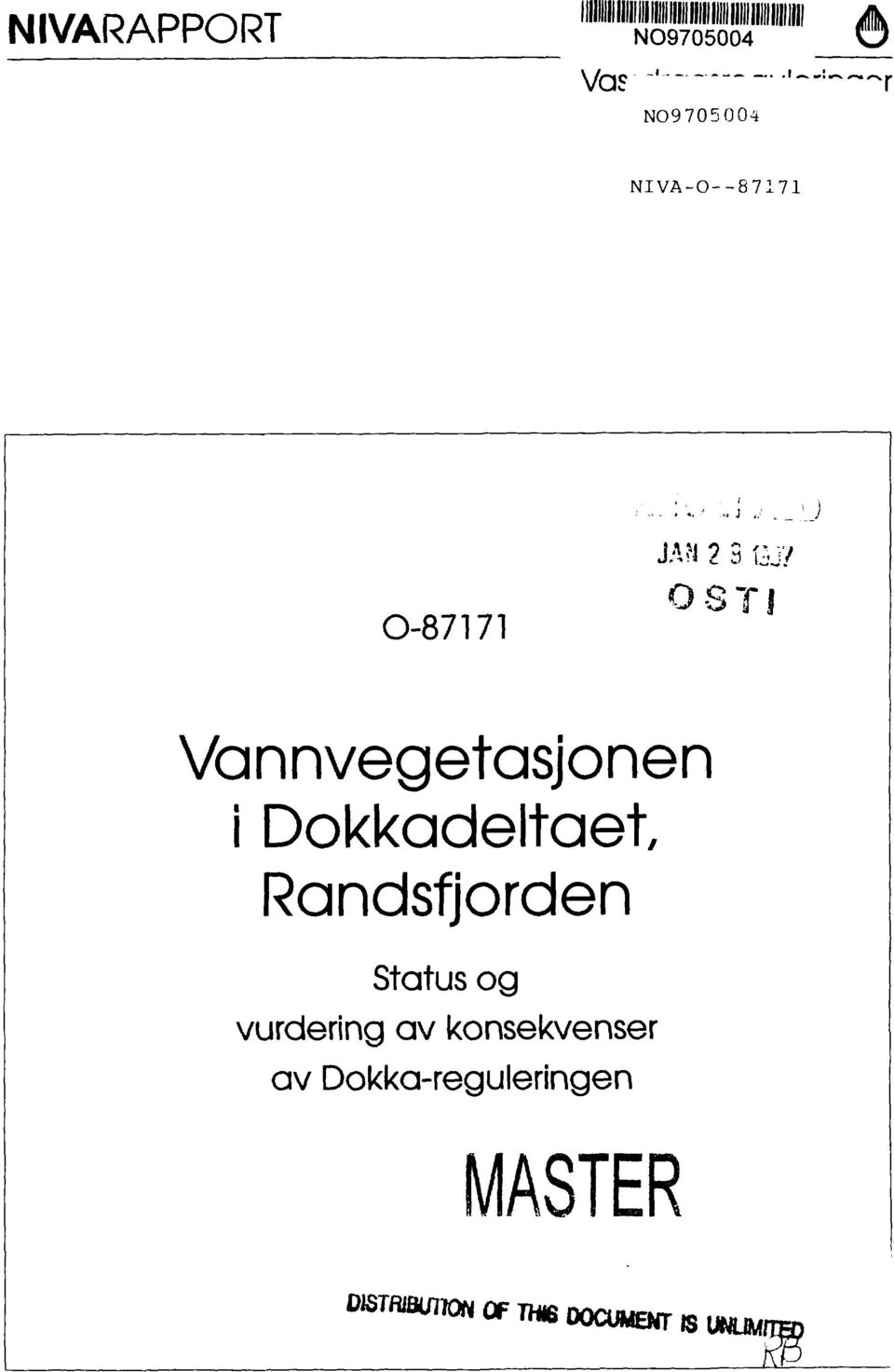Randsfjorden Status og vurdering av