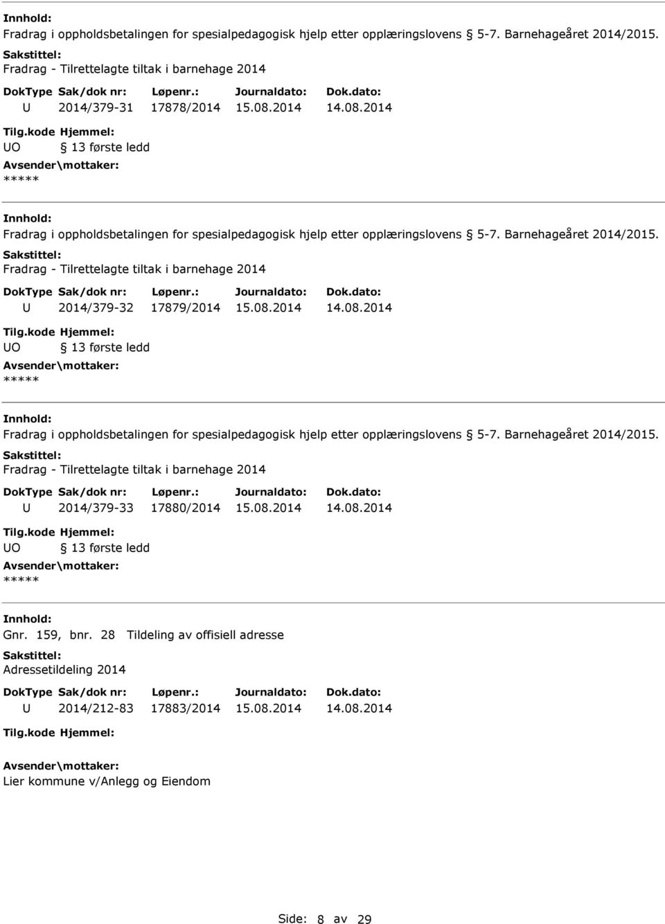 28 Tildeling av offisiell adresse Adressetildeling