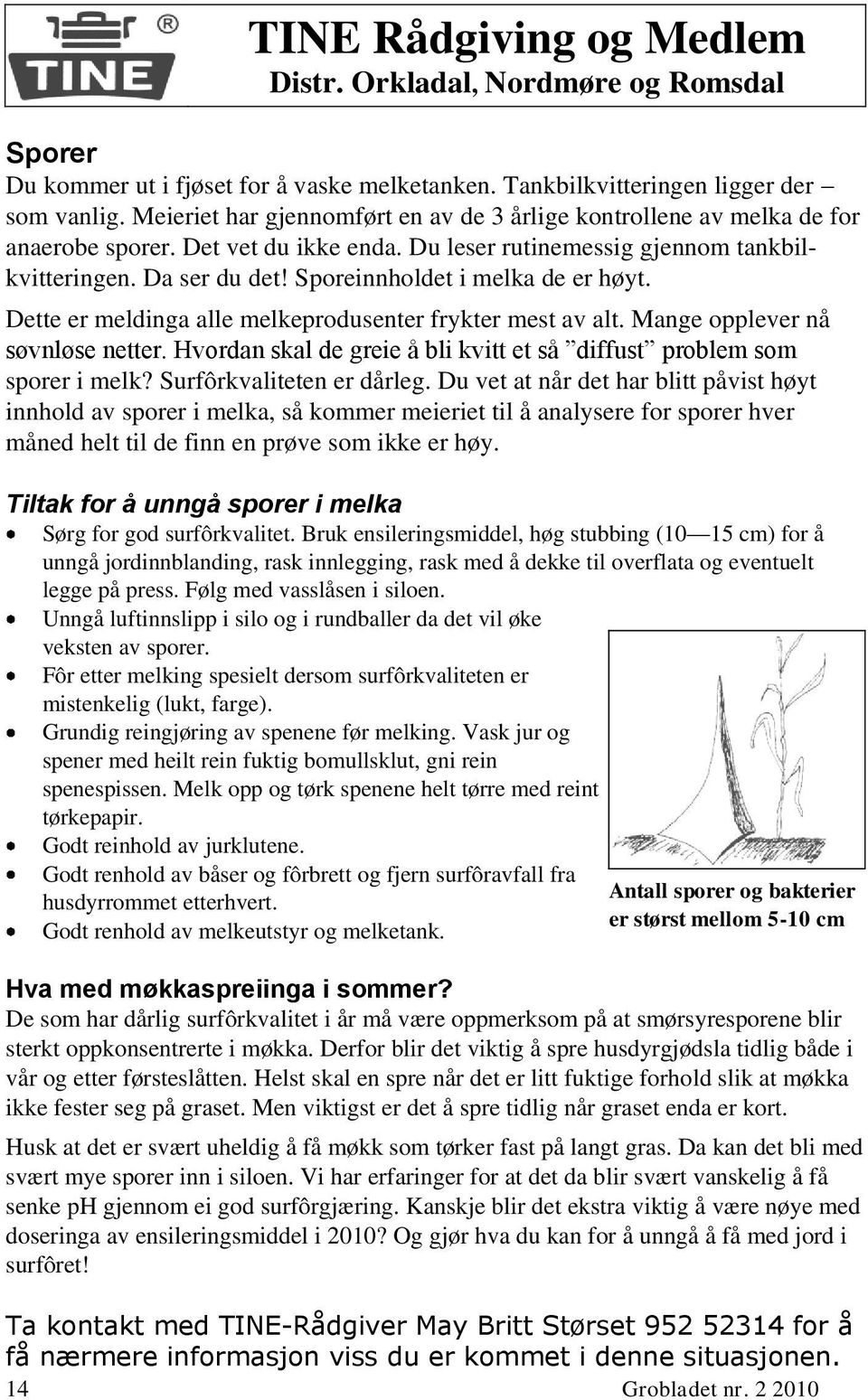 Sporeinnholdet i melka de er høyt. Dette er meldinga alle melkeprodusenter frykter mest av alt. Mange opplever nå søvnløse netter.