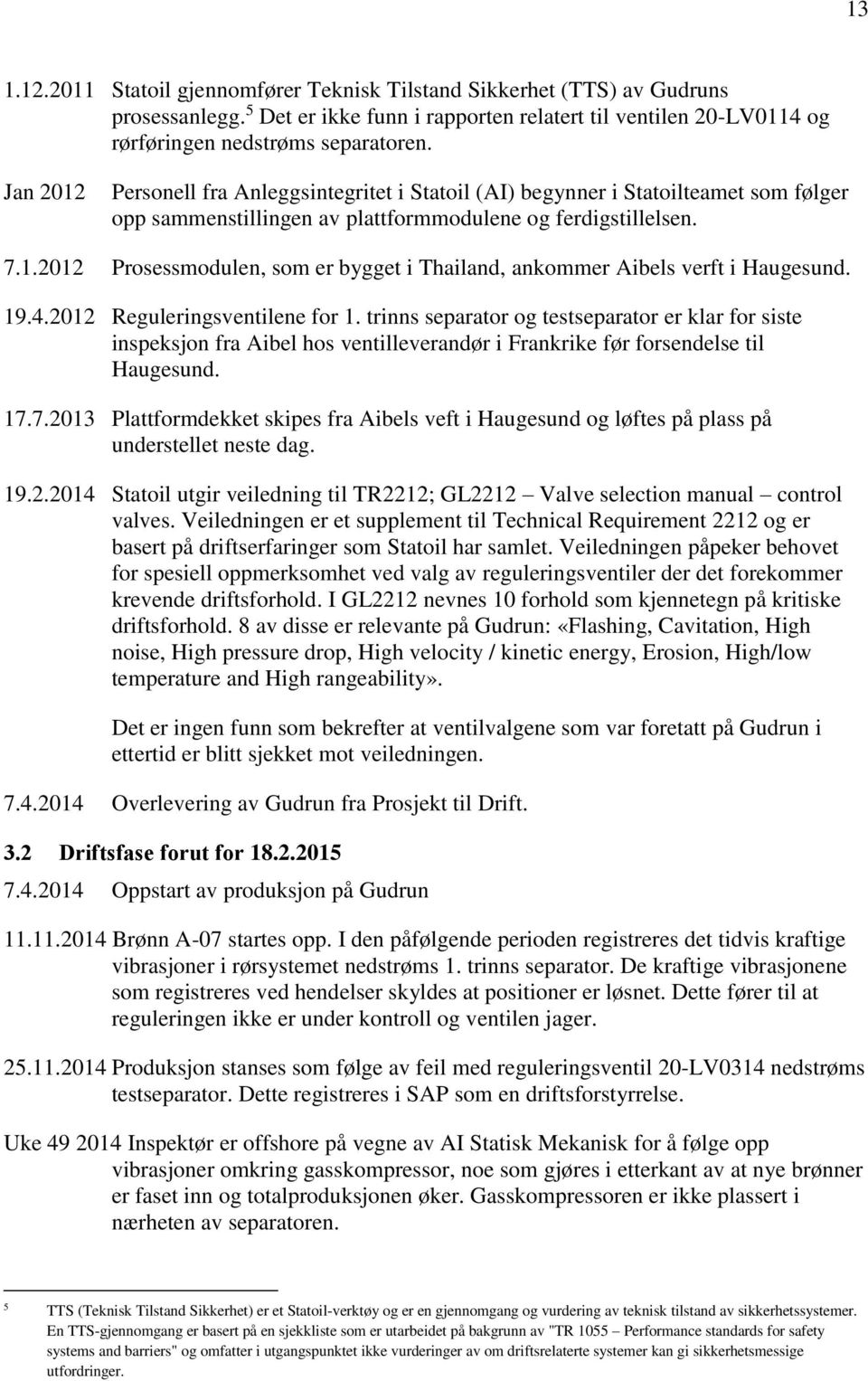 19.4.2012 Reguleringsventilene for 1. trinns separator og testseparator er klar for siste inspeksjon fra Aibel hos ventilleverandør i Frankrike før forsendelse til Haugesund. 17.