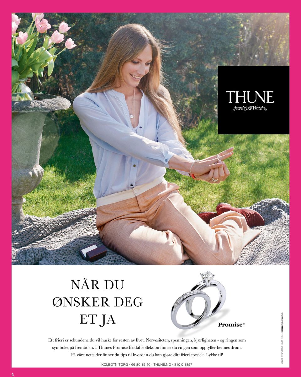 I Thunes Promise Bridal kolleksjon finner du ringen som oppfyller hennes drøm.