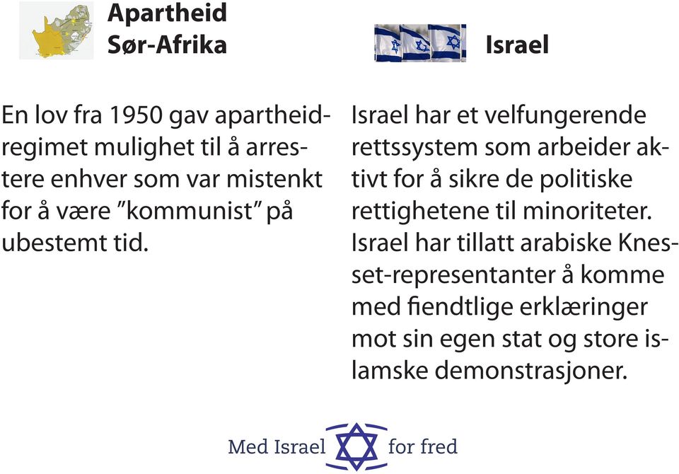 Israel Israel har et velfungerende rettssystem som arbeider aktivt for å sikre de politiske