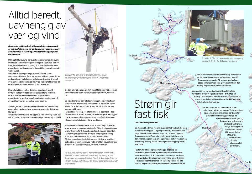 Det harde klimaet kan gjøre utførelse av oppdrag til tider utfordrende, men mannskapet fra Havøysund er beredt til å rykke ut, uansett vær og vind. - Hos oss er det ingen dager som er like.