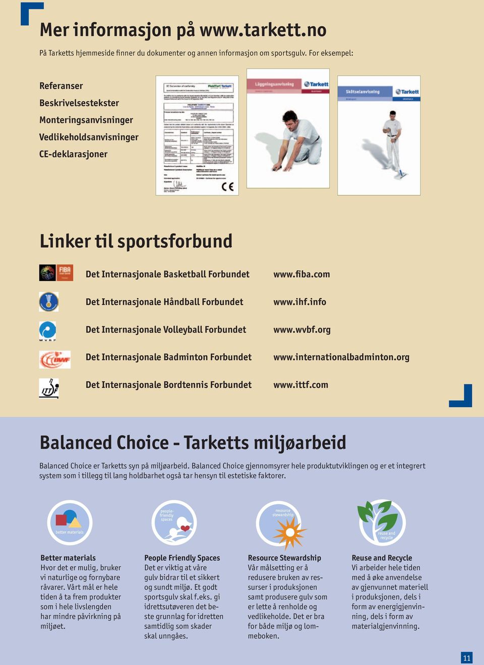 Håndball Forbundet Det Internasjonale Volleyball Forbundet Det Internasjonale Badminton Forbundet Det Internasjonale Bordtennis Forbundet www.fiba.com www.ihf.info www.wvbf.org www.