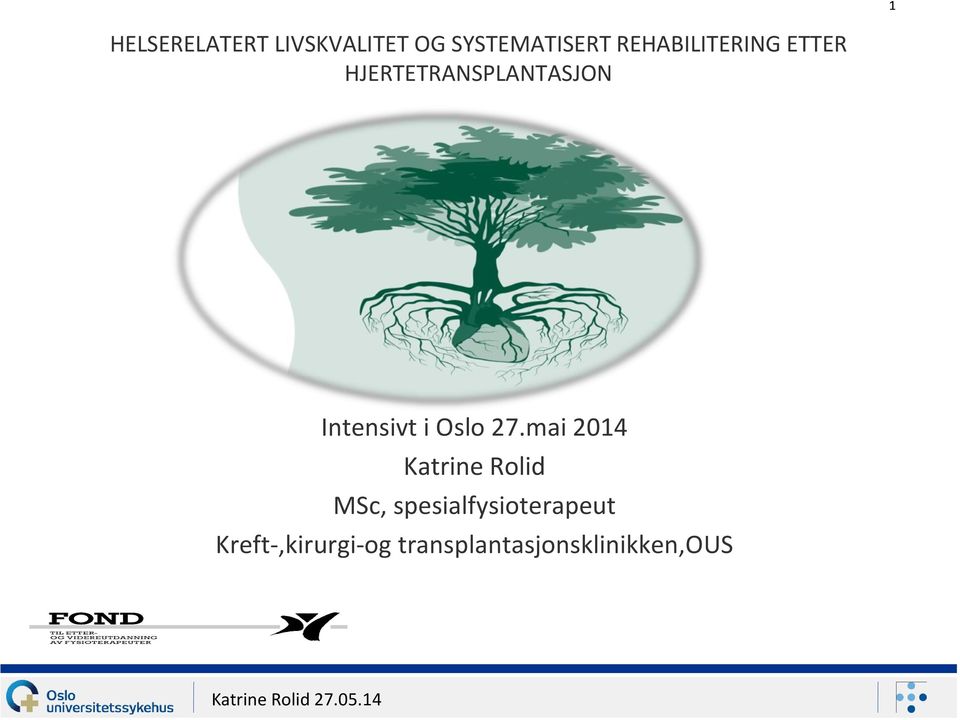 Intensivt i Oslo 27.