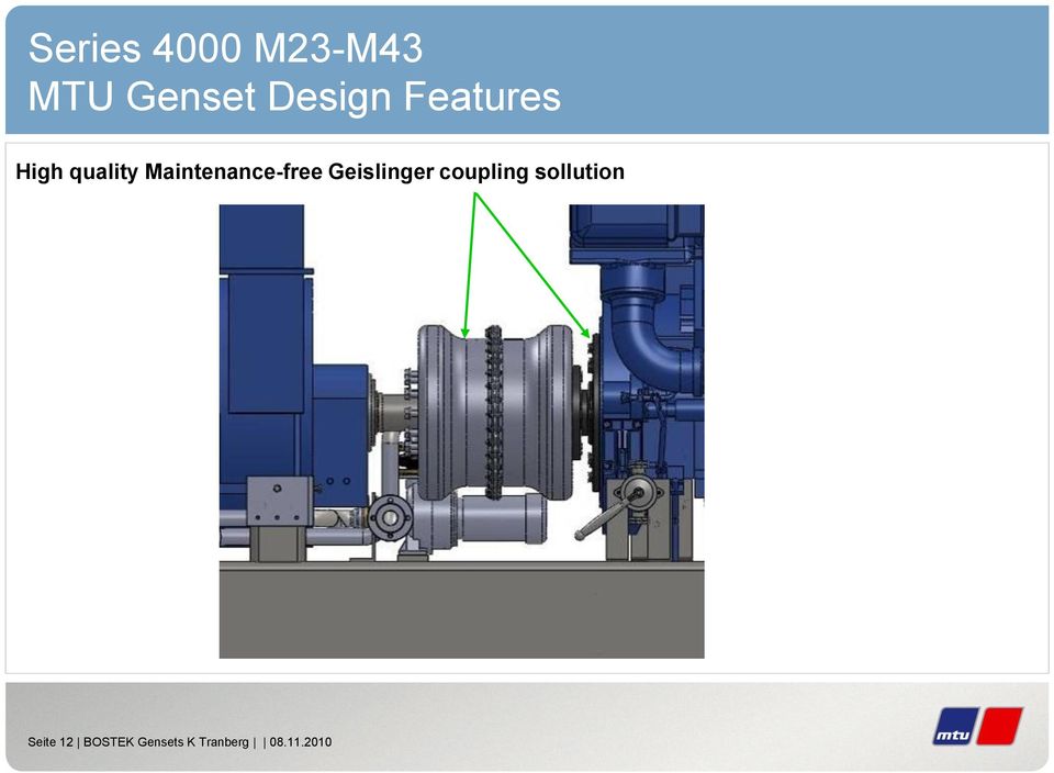 Geislinger coupling sollution