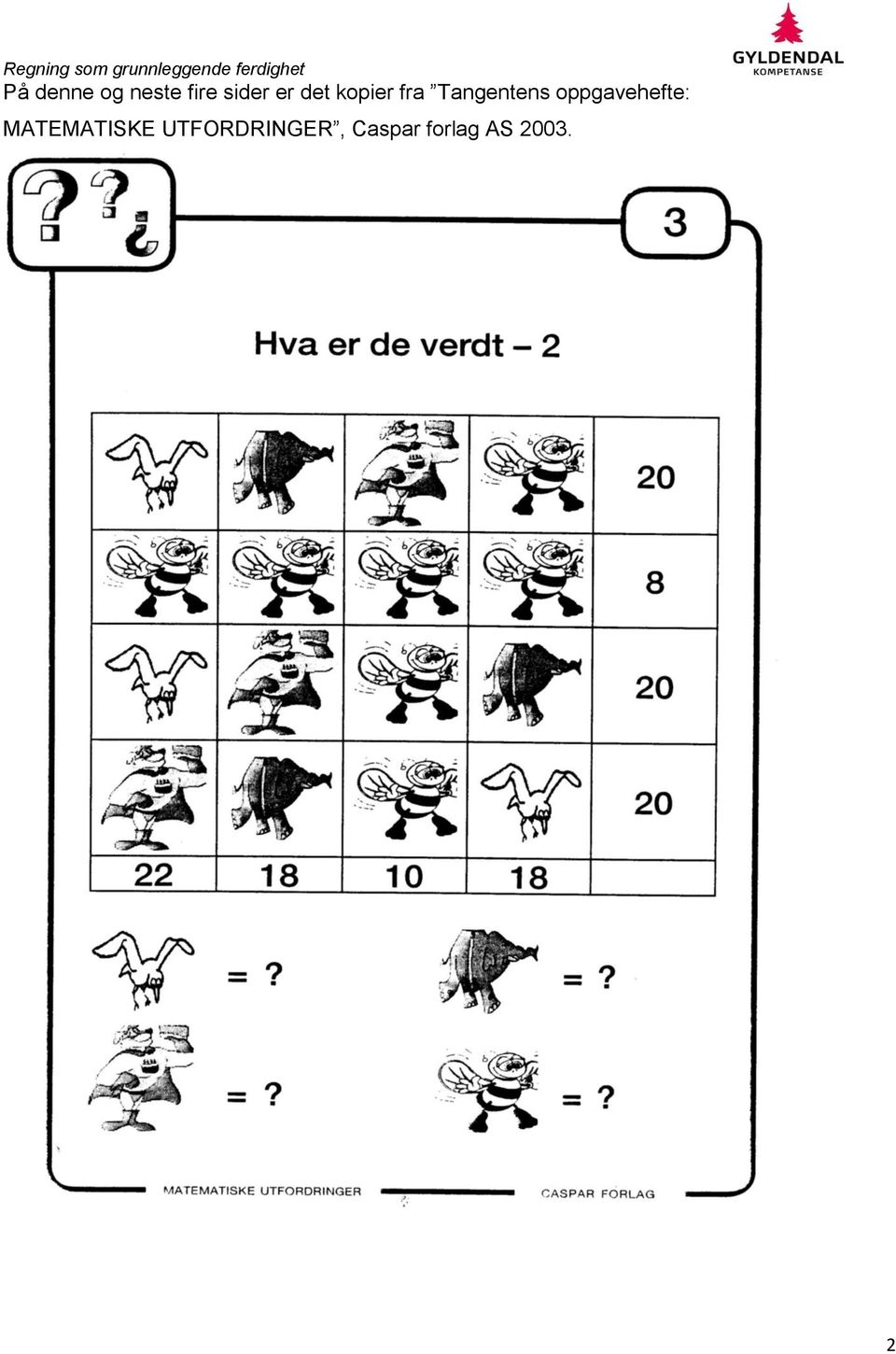 oppgavehefte: MATEMATISKE