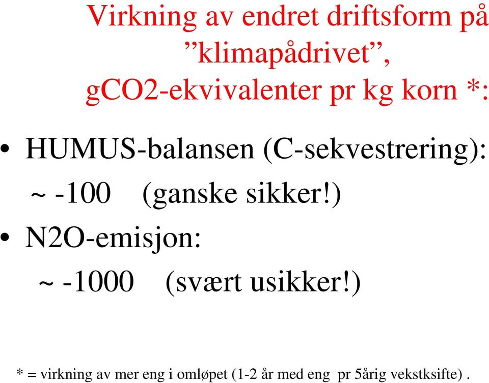 (C-sekvestrering): ~ -100 (ganske sikker!