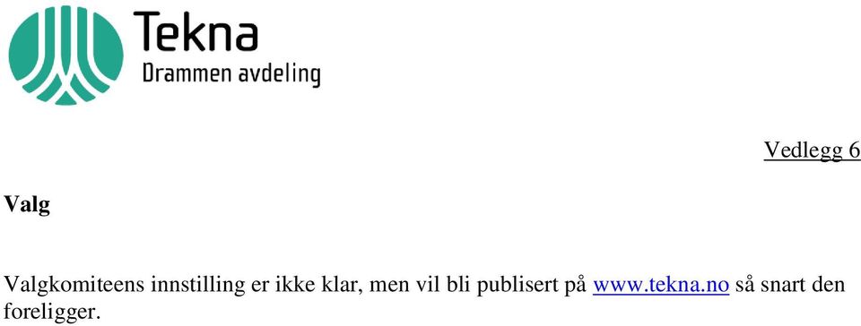 vil bli publisert på www.