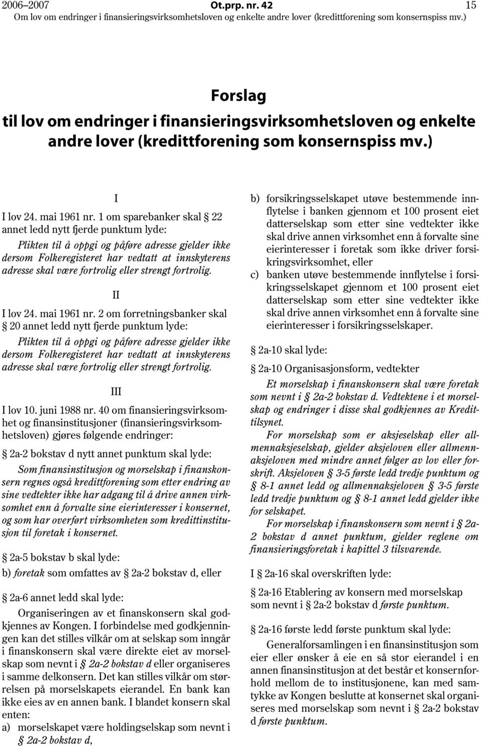 strengt fortrolig. II I lov 24. mai 1961 nr.