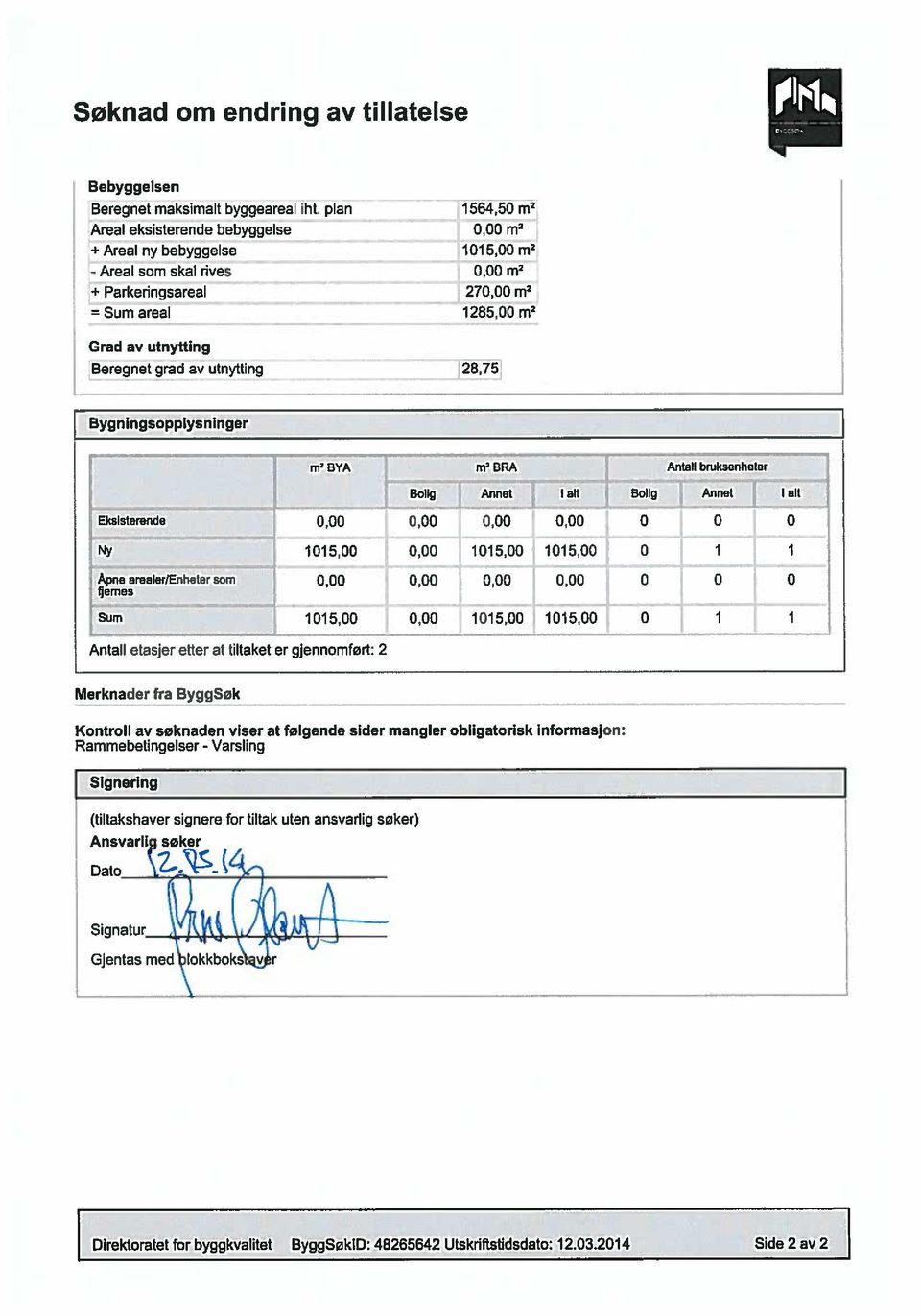 Dm2 Grd v utnytting Beregnet grd v utnytting 28,75 Bygningsopplysninger in SM in BRA Antll bwksenheter Bolig Mnet lt Bolig Annet lt,j[ Eksisterende,,,, Ny 5,, 5, 5, Apne reler/enheter Sm,,,,