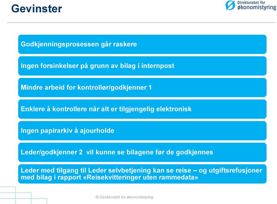 papirarkiv å ajourholde Leder/godkjenner 2 vil kunne se bilagene før de godkjennes Leder med tilgang