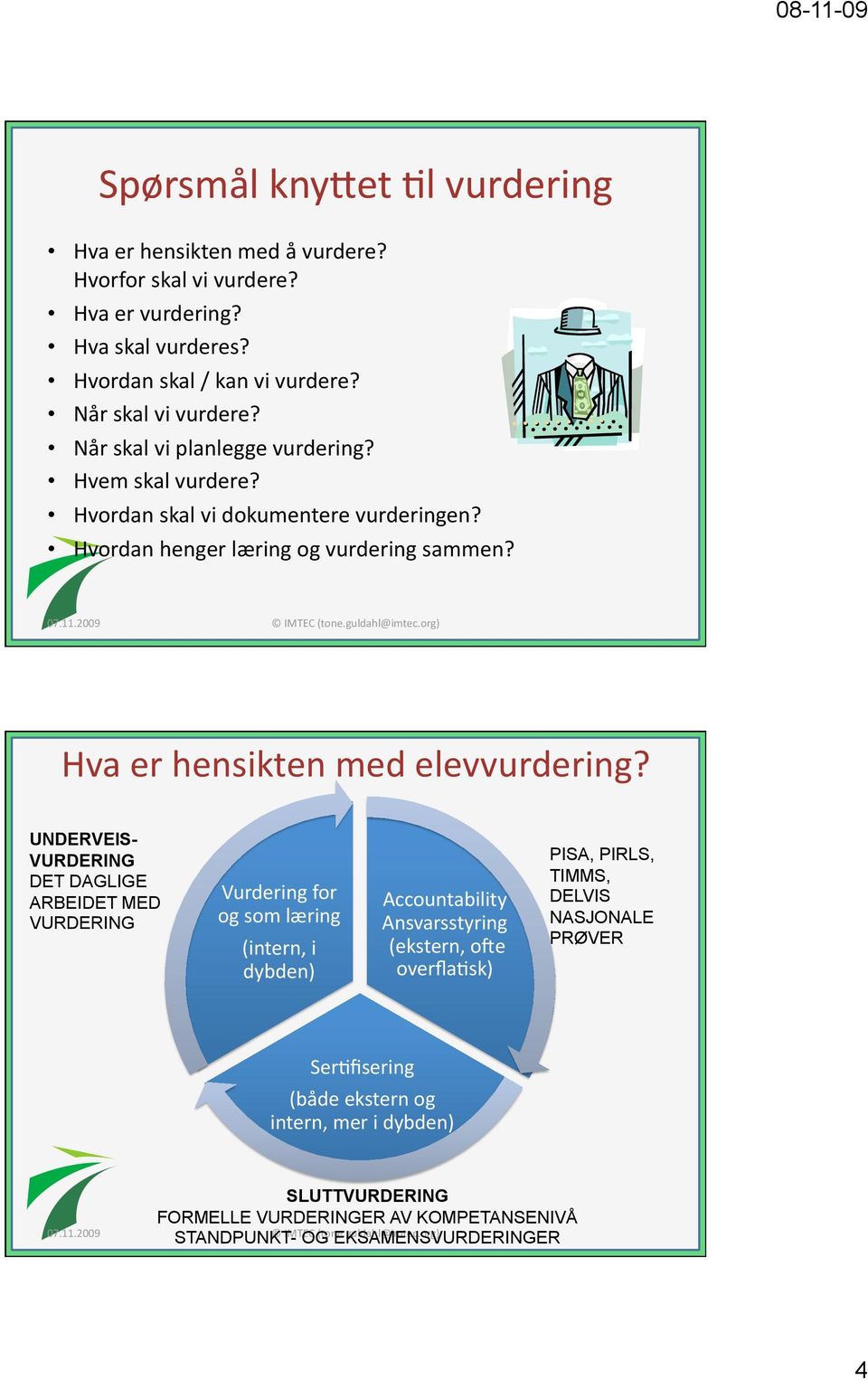 Hva er hensikten med elevvurdering?