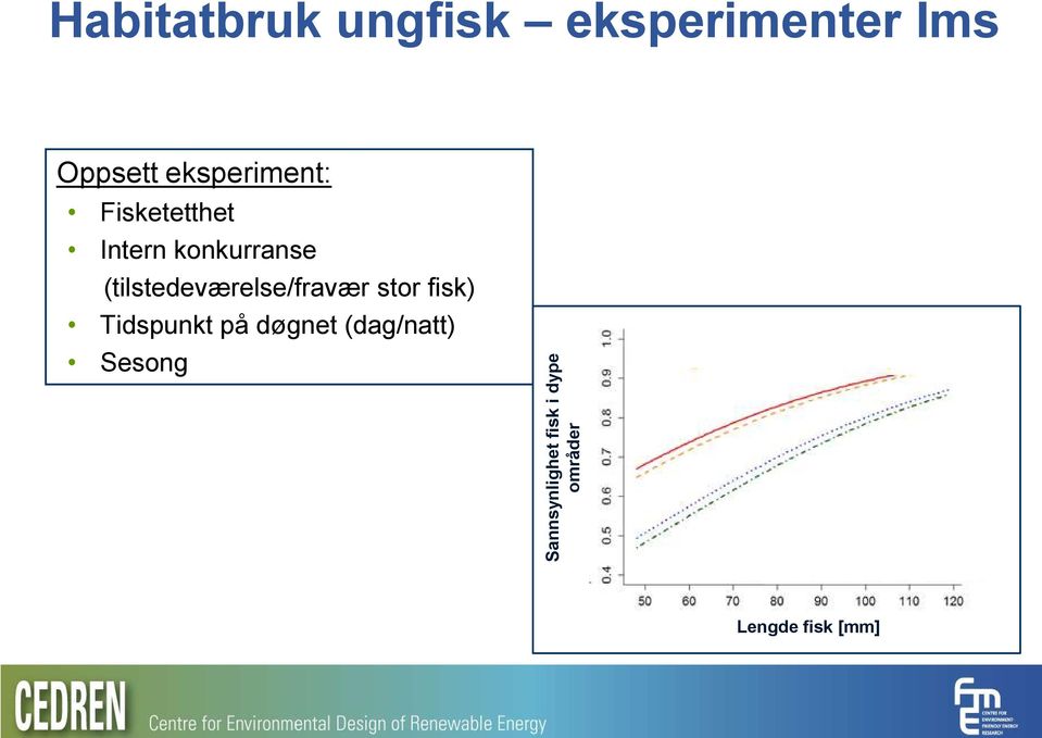 Intern konkurranse (tilstedeværelse/fravær stor fisk)