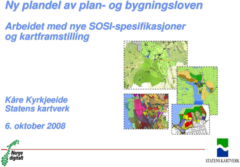 SOSI-spesifikasjoner og