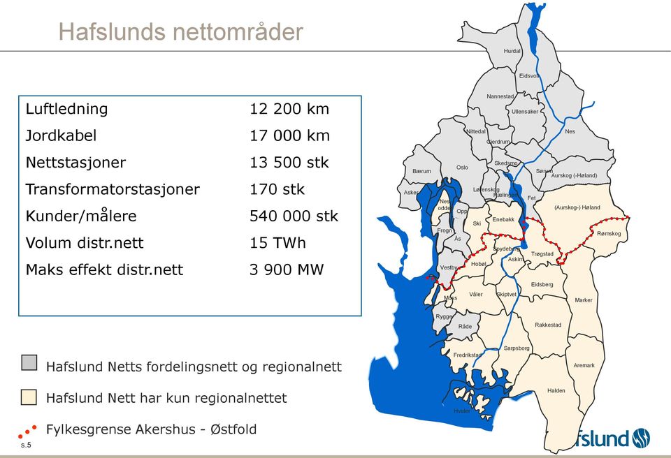 nett 13 500 stk 170 stk 540 000 stk 15 TWh 3 900 MW Asker Bærum Nesodden Oslo Frogn Ås Vestby Oppegård Lørenskog Rælingen Ski Hobøl Skedsmo Enebakk Spydeberg Askim