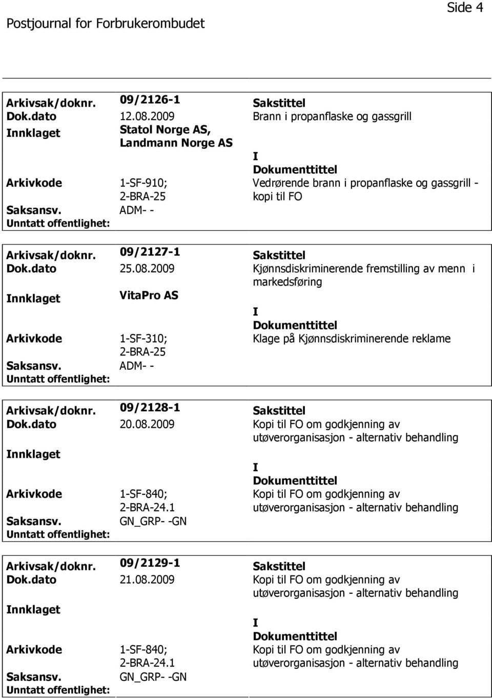09/2127-1 Sakstittel Dok.dato 25.08.