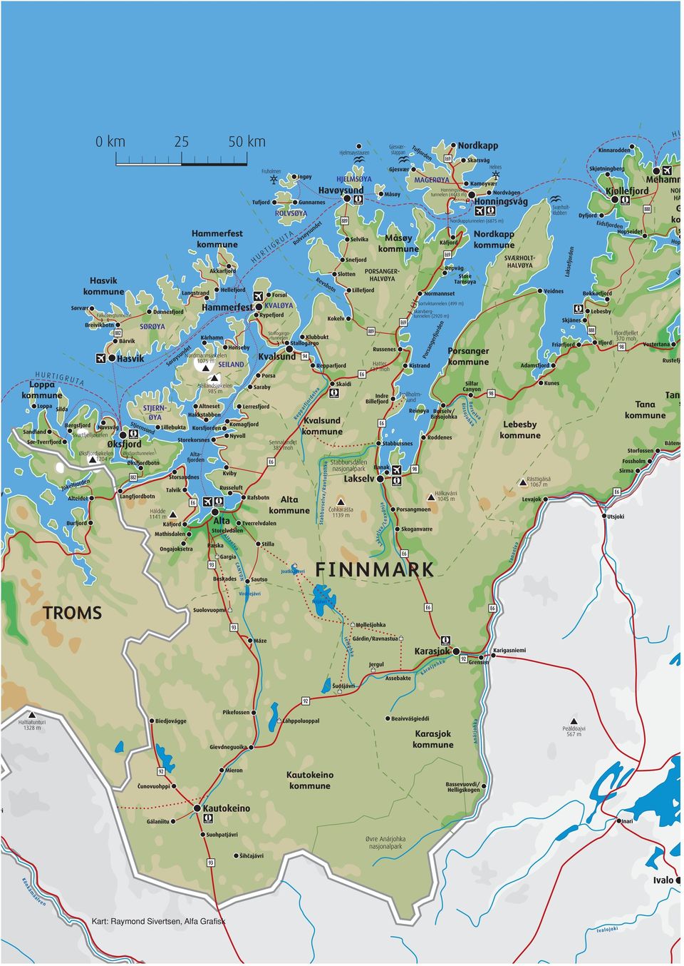 Alta FINNMARK TROMS Karasjok