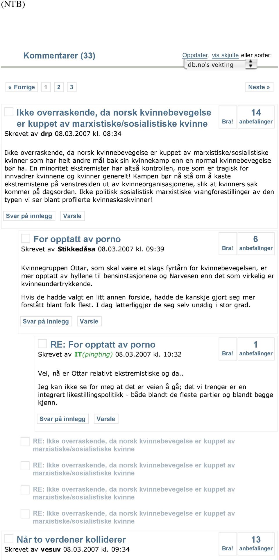 En minoritet ekstremister har altså kontrollen, noe som er tragisk for innvadrer kvinnene og kvinner generelt!