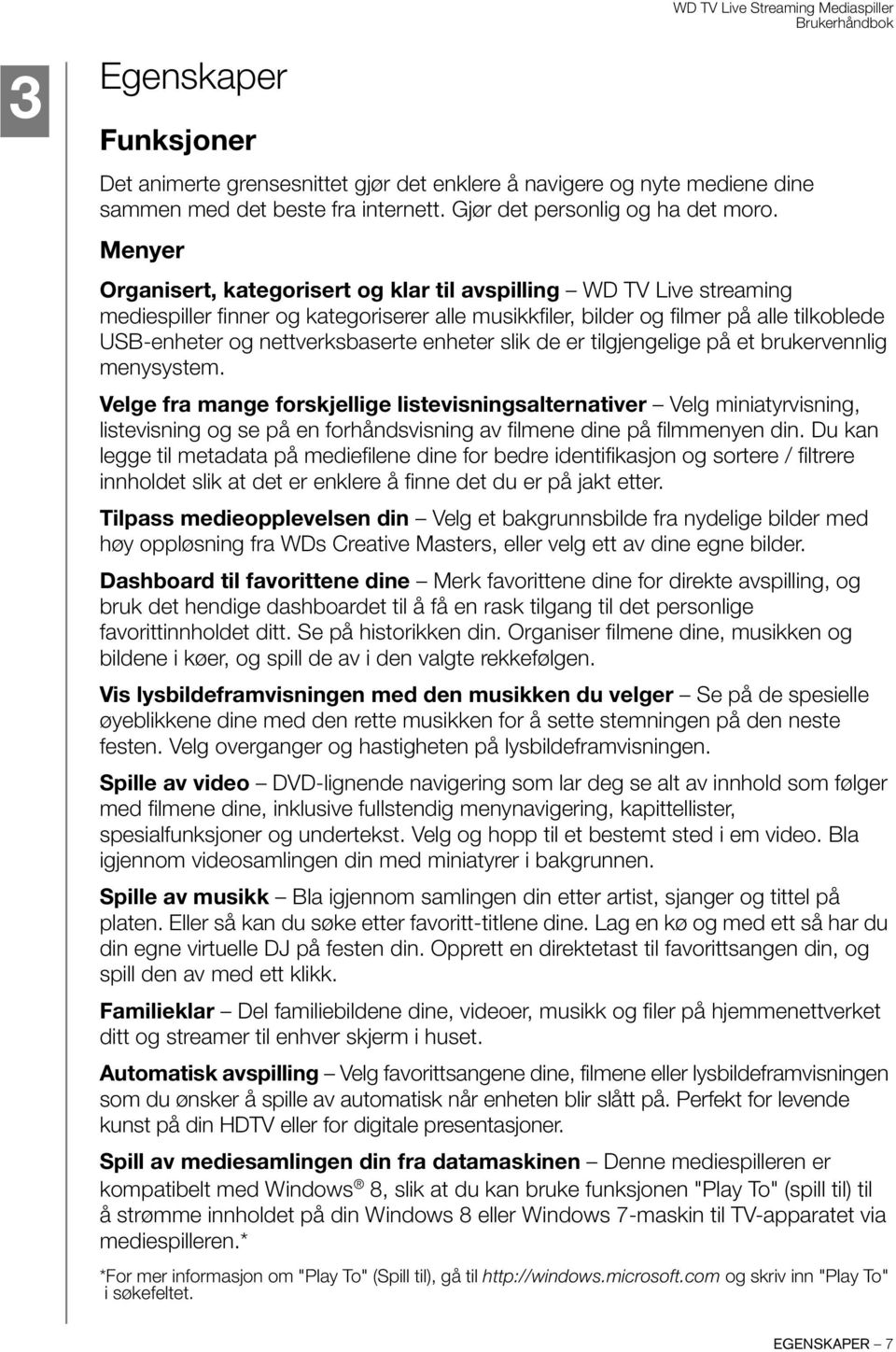 enheter slik de er tilgjengelige på et brukervennlig menysystem.