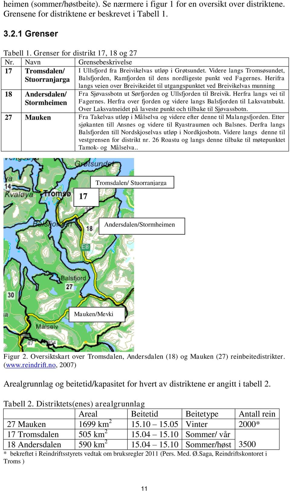 Herifra 18 Andersdalen/ Stormheimen langs veien over Breivikeidet til utgangspunktet ved Breivikelvas munning Fra Sjøvassbotn ut Sørfjorden og Ullsfjorden til Breivik. Herfra langs vei til Fagernes.