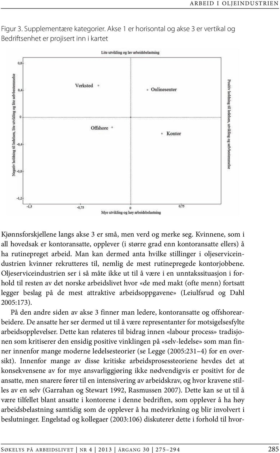 Kvinnene, som i all hovedsak er kontoransatte, opplever (i større grad enn kontoransatte ellers) å ha rutinepreget arbeid.