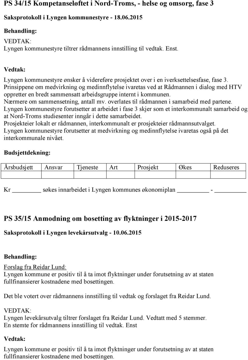 Prinsippene om medvirkning og medinnflytelse ivaretas ved at Rådmannen i dialog med HTV oppretter en bredt sammensatt arbeidsgruppe internt i kommunen. Nærmere om sammensetning, antall mv.