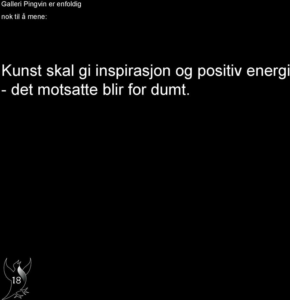 inspirasjon og positiv energi