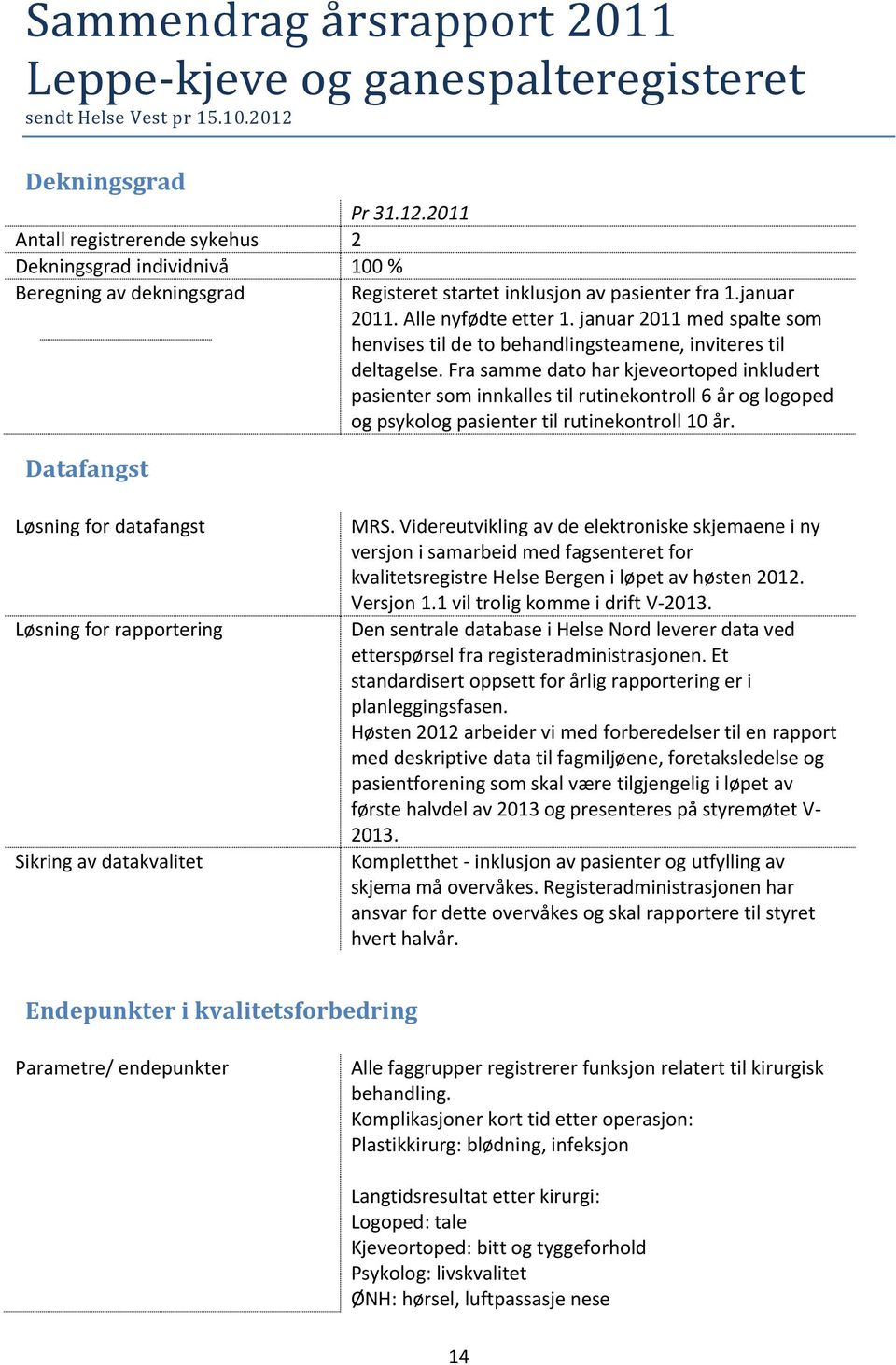 Fra samme dato har kjeveortoped inkludert pasienter som innkalles til rutinekontroll 6 år og logoped og psykolog pasienter til rutinekontroll 10 år. MRS.