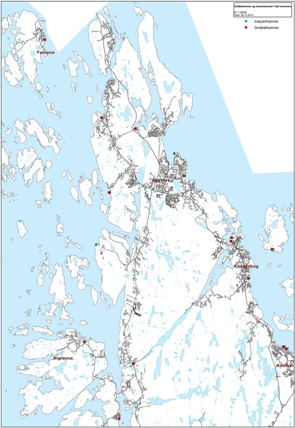 2014 Industrihamner Småbåthamner 12 Turøyna 11