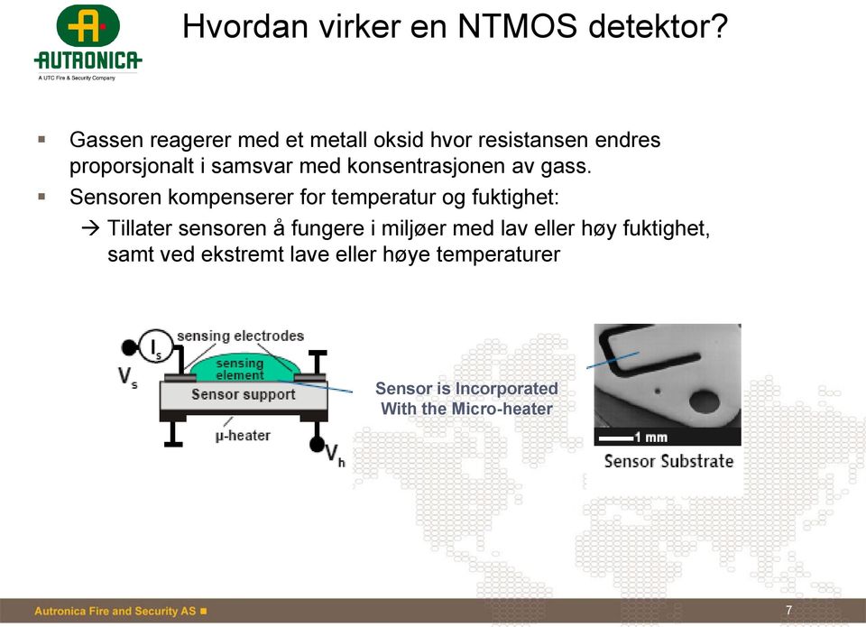 konsentrasjonen av gass.